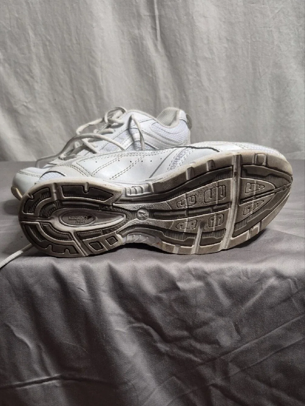 Danskin Now White Women's Athletic Lace-Up Sneakers